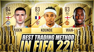 HOW TO MAKE 100K COINS NOW ON FIFA 22! EASIEST WAY TO MAKE COINS ON FIFA 22! BEST TRADING METHOD!