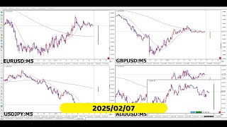 【RCCで振り返る】2025年02月07日対米ドルの4通貨ペア