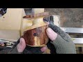 wood turning on a 45