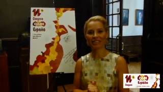 Congreso OGAE España 2016 - Soraya Arnelas saluda a los socios del club