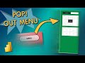 POWER BI: HIDDEN POP-OUT Slicer & Navigation MENU PANEL using bookmarks | Step by Step Guide