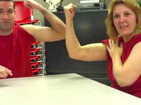 Beat By Woman At Armwrestling - YouTube