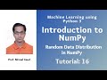 Introduction to NumPy (Tutorial 16): Random Data Distribution in NumPy