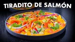 Tiradito de Salmón y salsa de ají amarillo | Slucook