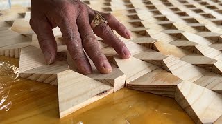 A Great Way To Recycle Wood // The Most Unique Wood Recycling Project