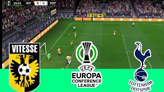 🔴 Vitesse vs Tottenham | Europa Conference League | Live Match Today 2021 🎮PES21 Gameplay