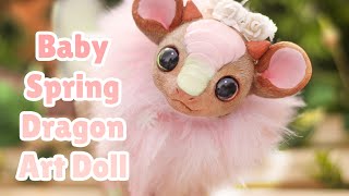 Making A Baby Spring Dragon l DIY Art Doll Tutorial