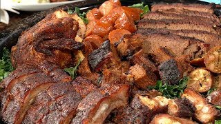 Big Ed's BBQ: Baby-back ribs, tips and burnt ends