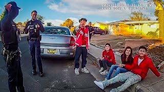 Police Find Teens with Weapons During Crazy Traffic Stop