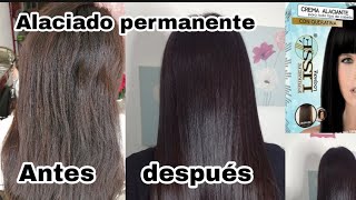 Como hacer un alaciado permanente /con el primer alaciante de lisse