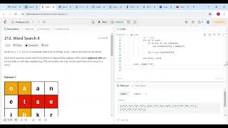 Leetcode 212. Word Search II #dsa #leetcode #amazon #dsalgo #coding #python #faang #faangm