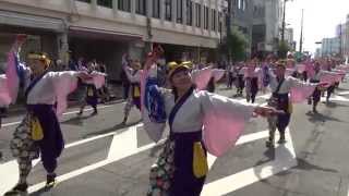 支志團 銭形よさこい2012 駅通会場1 mususukunjp