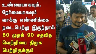 உள்ளாட்சி தேர்தலில் திமுகவிற்கு கிடைத்த வெற்றி மு.க.ஸ்டாலினுக்கு கிடைத்த வெற்றி : உதயநிதி ஸ்டாலின்