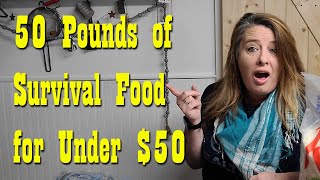 50 Pounds of Dry Goods for Survival ~ Under $50 ~ Stock Up NOW!