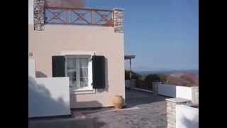 Afrodite  Villa \u0026 Studios for rent in Syros - First level Veranda Tour #1