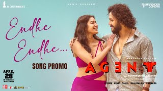 Endhe Endhe Song Promo | Agent | Akhil Akkineni,Sakshi Vaidya | Surender Reddy | Hiphop Tamizha