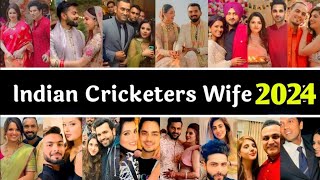 10 Indian cricketers wife and beautiful girlfriend! ICC World Cup 2024 players!!