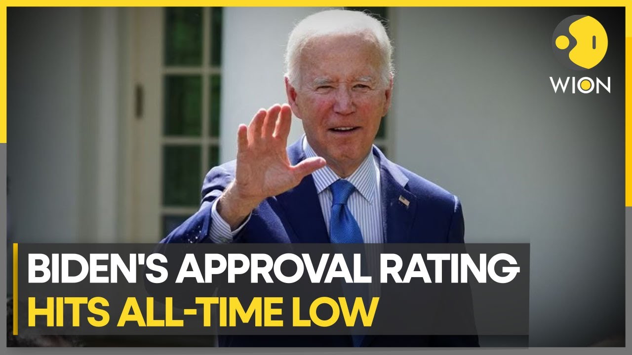 Joe Biden's Approval Rating Hits All-time Low Amid Re-election Campaign ...