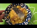 salmon turmeric rice healthy easy meal 三文魚薑黃飯 健康簡單煮法