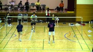 アンビシャス　金谷・栗城 vs 井上・平野 20111123松戸市ミックス 決勝②