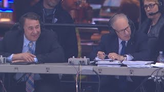 Columbus Blue Jackets' cannon frightens Mike Milbury