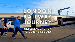 London Railway Journey | Transfer at Willesden Junction to Gunnersbury and walk to a pub | Class 378