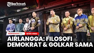 Bertemu AHY, Airlangga Sebut Golkar Punya Filosofi yang Sama dengan Demokrat