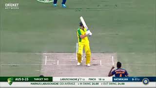 Natarajan takes his first international wicket