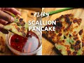 EXTRA FLAKY SCALLION/GREEN ONION PANCAKE Recipe!!