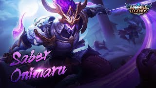 Saber new skin | Onimaru | Mobile Legends: Bang Bang!