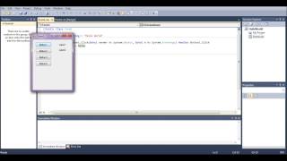 Visual Basic Tutorial 1: Hello world
