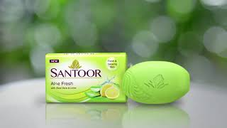 Feel refreshed with new Santoor Aloe Fresh