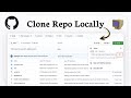 How to clone a project from GitHub to local machine