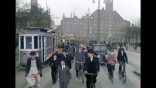 Unseen Color Footage of Denmark, 1920 | Remastered