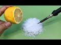 Put lemon On Your Electrical Soldering Iron And Admire Results!Surprised