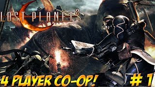 Lost Planet 2! 4 Player Co-Op! Part 1 - YoVideogames