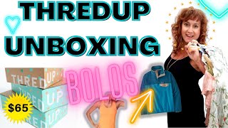 This Box Started Out STRONG! ~ Thredup Rescue Box Unboxing ~ $65 Women Mixed Clothing Reject Box