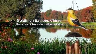 Goldfinch Bamboo Chime by Woodstock Chimes