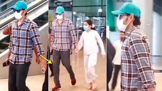 EXCLUSIVE: Mahesh Babu and His Daughter Sitara Spotted At Airport | Sarkaru Vaari Paata | Filmylooks