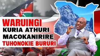 WARUINGI KURIA ATHURI MACOKANIRIRE TUHONOKIE BURURI | Apostle Ndura Waruinge | Bethel Clouds TV