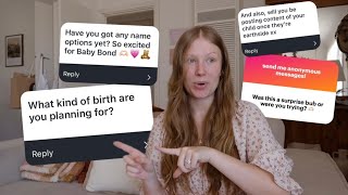 Pregnancy Q\u0026A: Birth Plans, Gender Reveal, Unpopular \u0026 Controversial Opinions