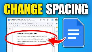 How To Change The Spacing In Google Docs