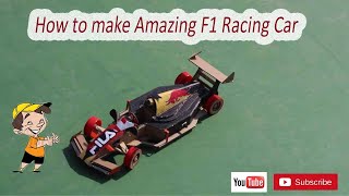 How to make Amazing F1 Racing Car(Ferrari) - Cardboard DIY