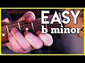 bm (b minor) guitar chord - NO BAR NEEDED!