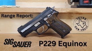 Range Report: Sig Sauer P229 Equinox