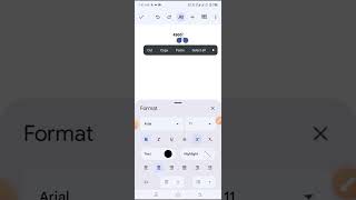 HOW TO ADD SUPERSCRIPT TO TEXT IN GOOGLE DOCS ON MOBILE DEVICE (RAISE TO POWER)