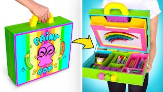 Easy Way To Make A Storage For Stationary | Back To School Craft