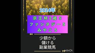 2024京王杯2歳Ｓ　ファンタジーＳ　みやこＳ