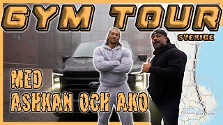 GYM TOUR VIDEO - Ashkan och Ako på gym turné runt om i Sverige! Stop 1 Sundsvall.