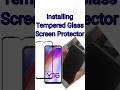 Installing Tempered Glass Screen Protector on VIVI Y16